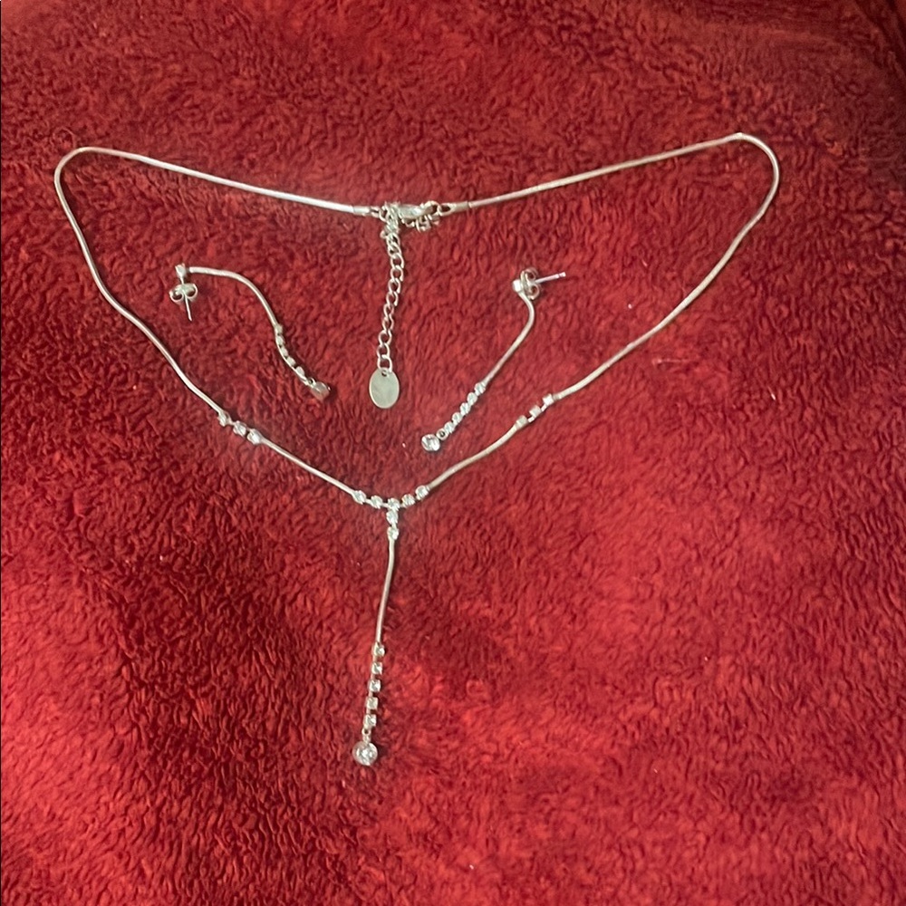 Elegant Silver Jewelry Set